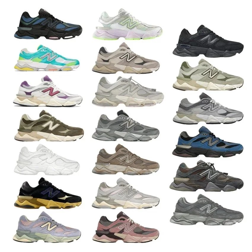 New Balance 9060 Chunky Sneaker - Multi-Color Mesh Upper