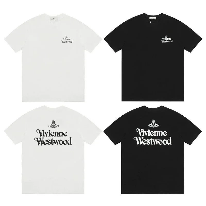 Vivienne Westwood Orb Logo T-Shirt - White and Black