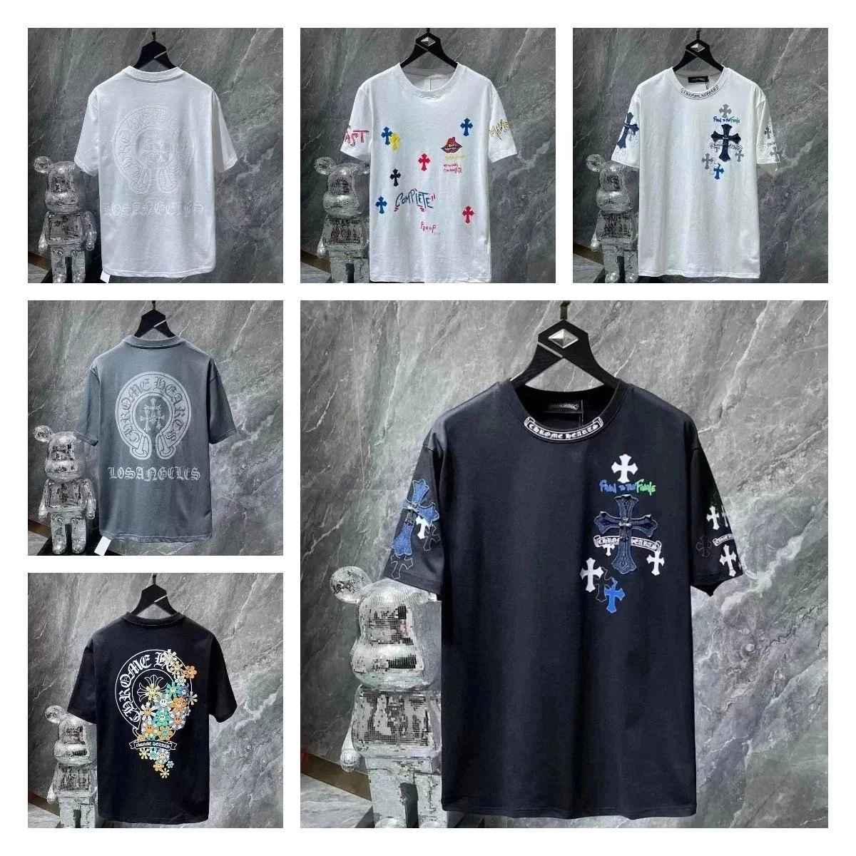 Chrome Hearts Cross Embroidery T-Shirt Black Limited Edition
