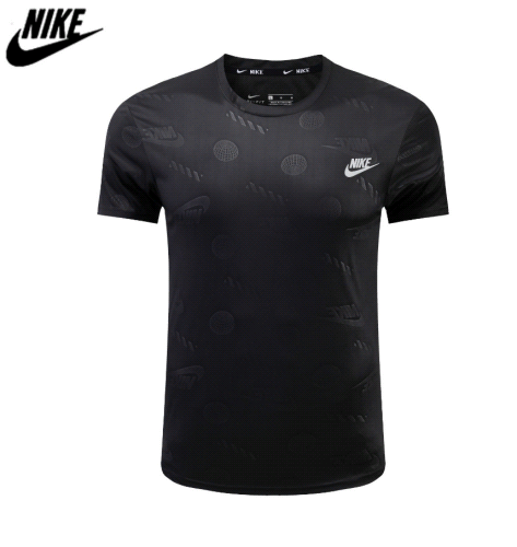 Nike Dri-FIT All-Over Print Black Performance T-Shirt
