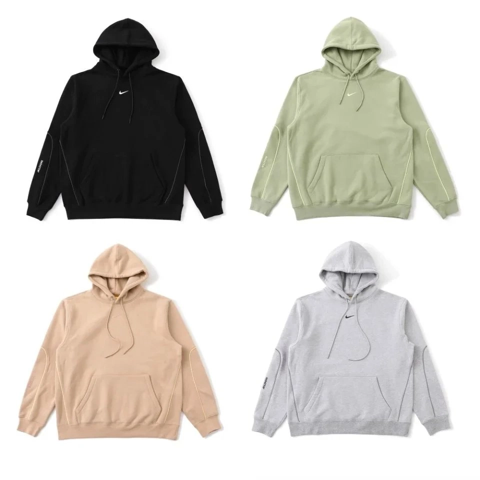 Nike Sportswear Essentials Hoodie - Black with Contrast Stitching