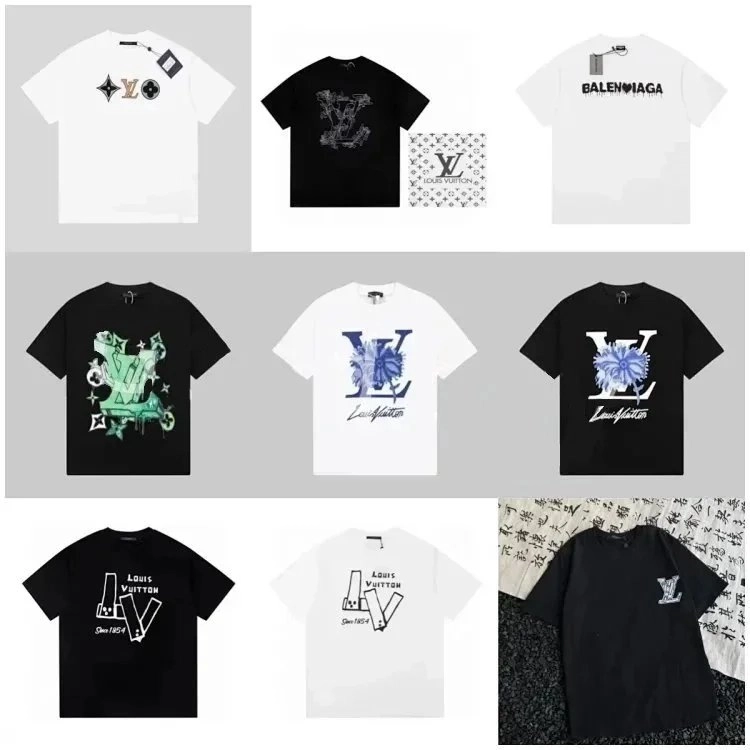 Louis Vuitton Monogram Graffiti Print Black T-Shirt