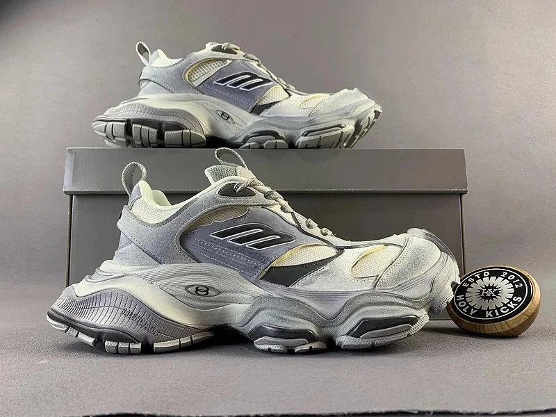 Skechers D'Lites 3.0 Chunky Sneakers - Gray Mesh Overlay