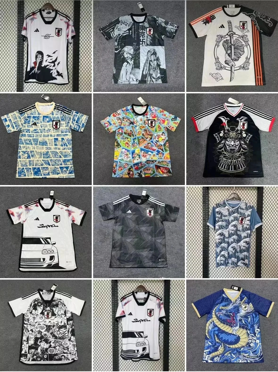 Adidas Japan National Team Anime Collab Jersey - Naruto Edition
