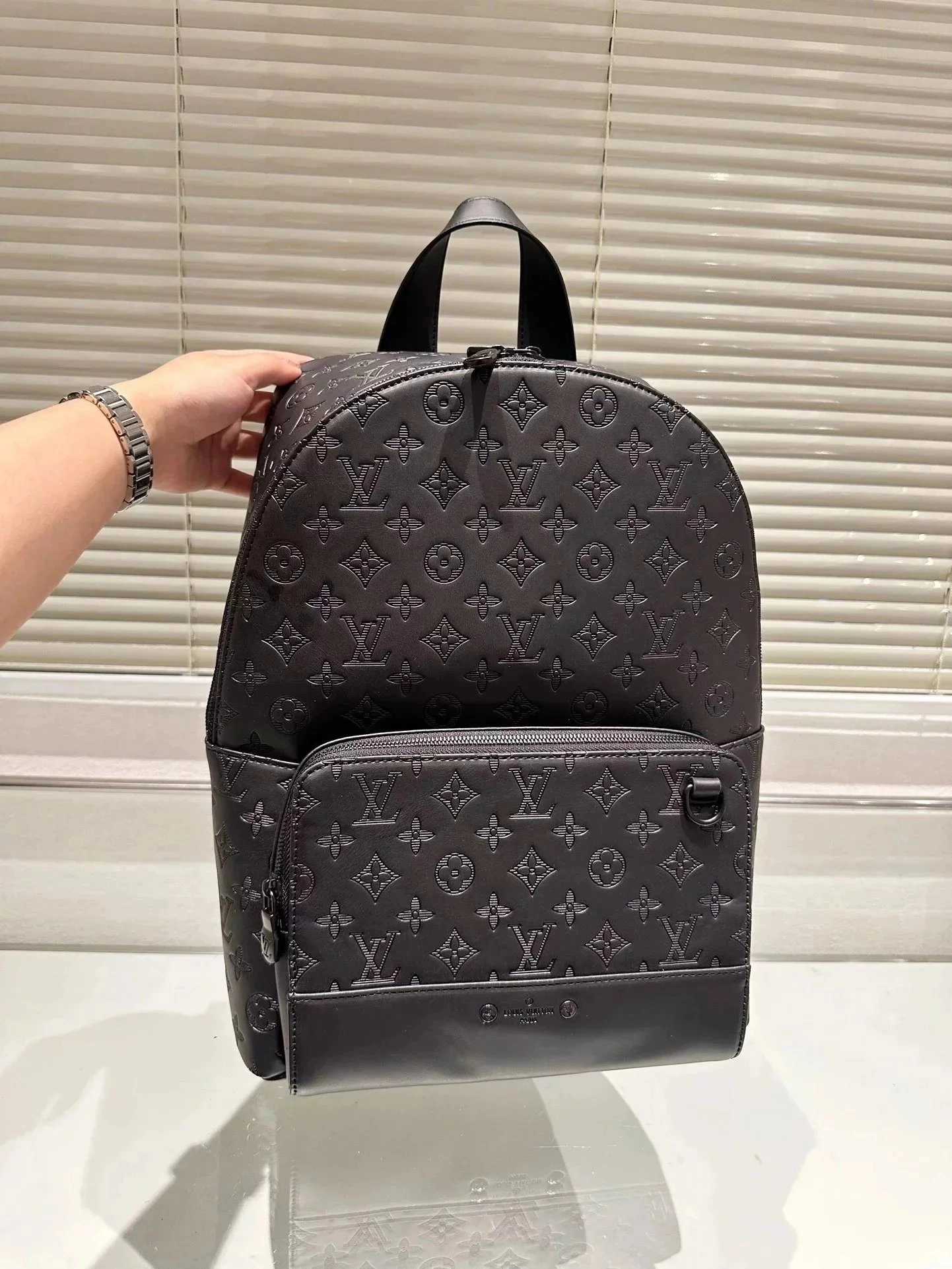 Louis Vuitton Monogram Empreinte Black Backpack