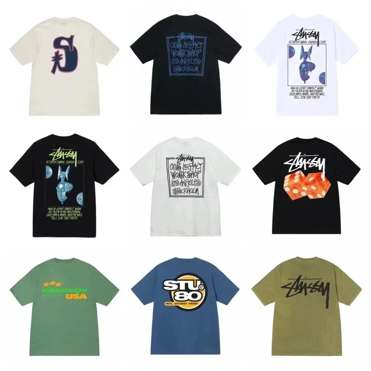 Stussy Legacy Workshop Los Angeles Stockholm Graphic Tee