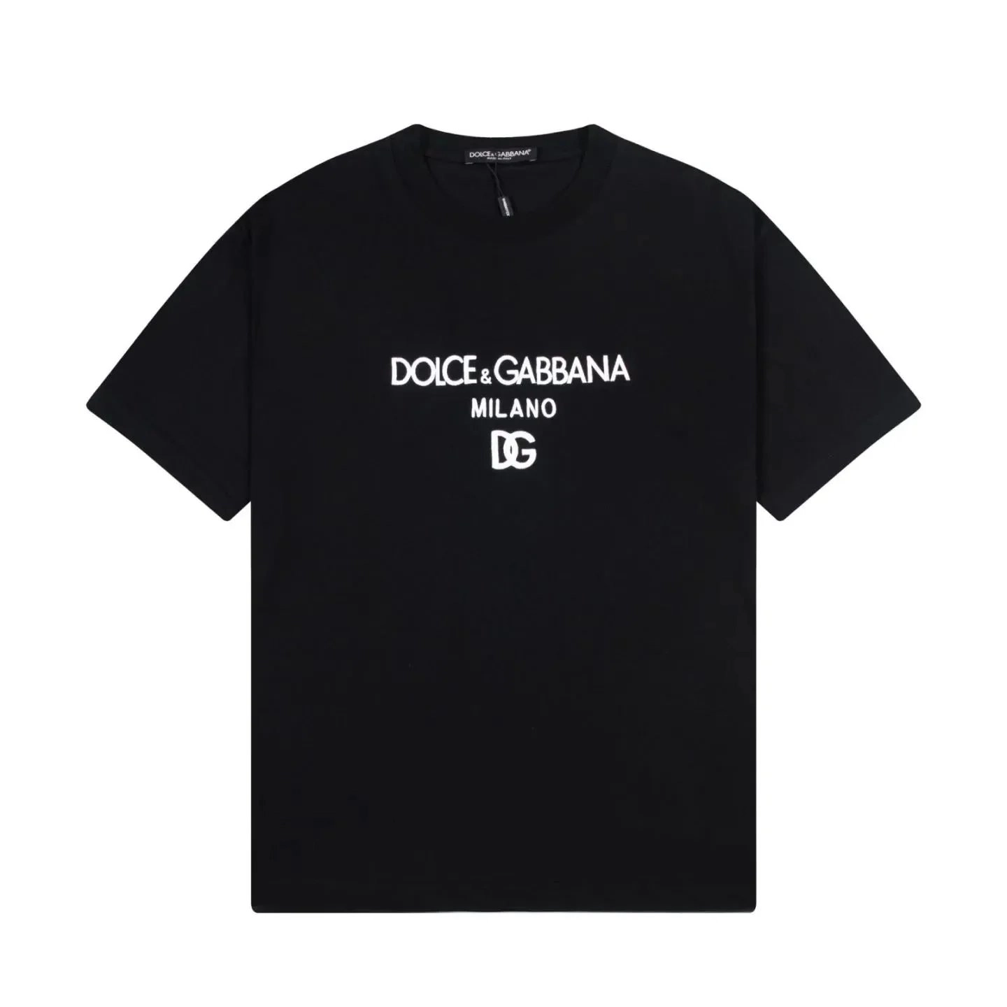 Dolce & Gabbana Milano Logo Black T-Shirt