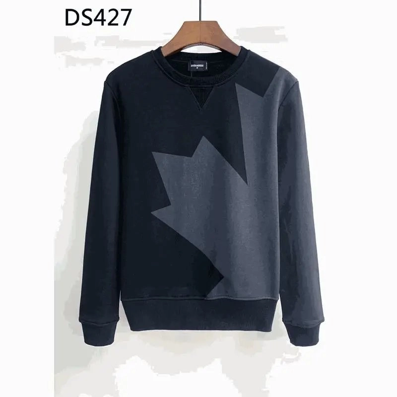 Dsquared2 DS427 Black Gradient Arrow Print Crewneck Sweater