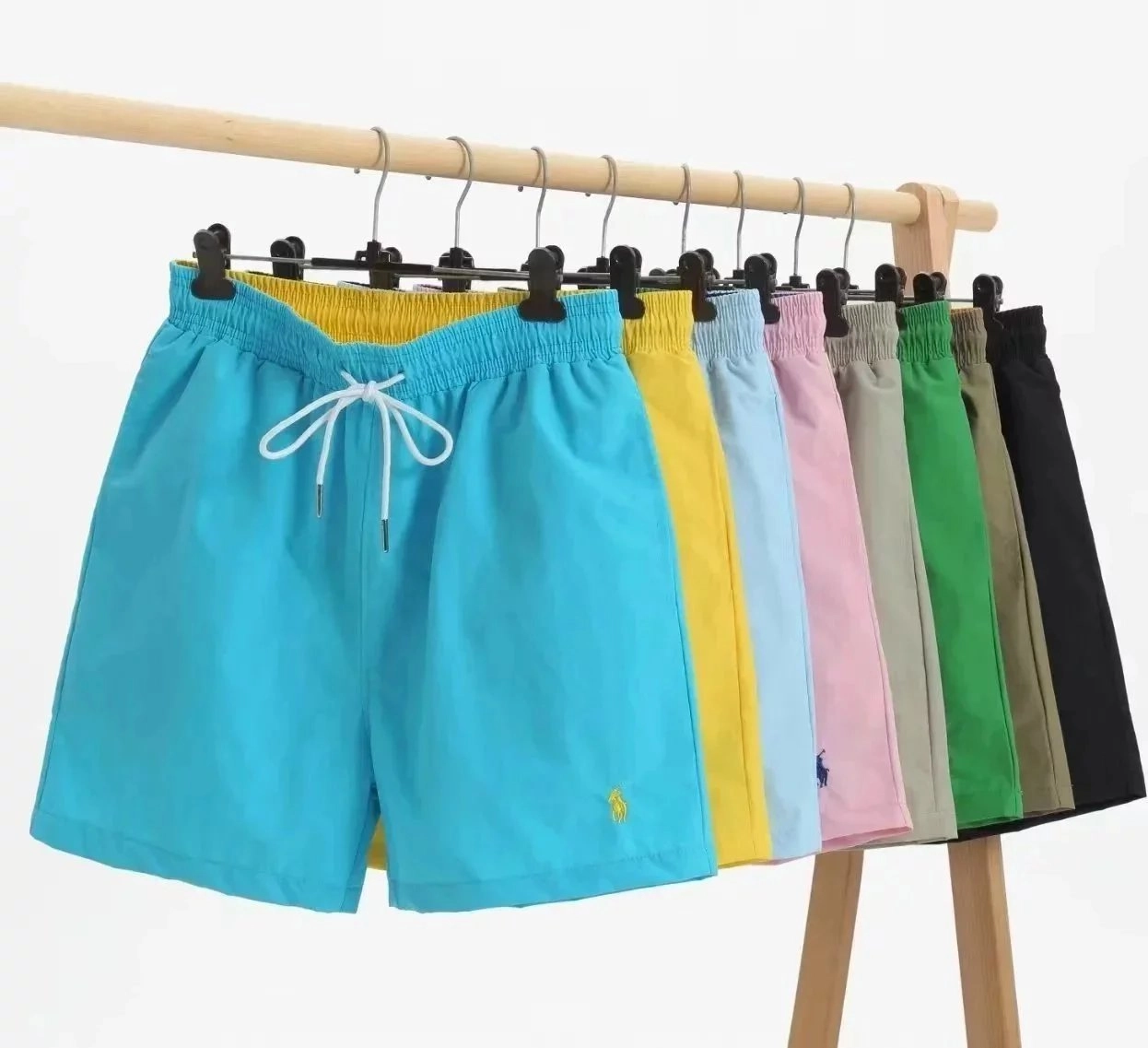 Polo Ralph Lauren Classic Swim Trunks - Turquoise with Embroidered Pony Logo