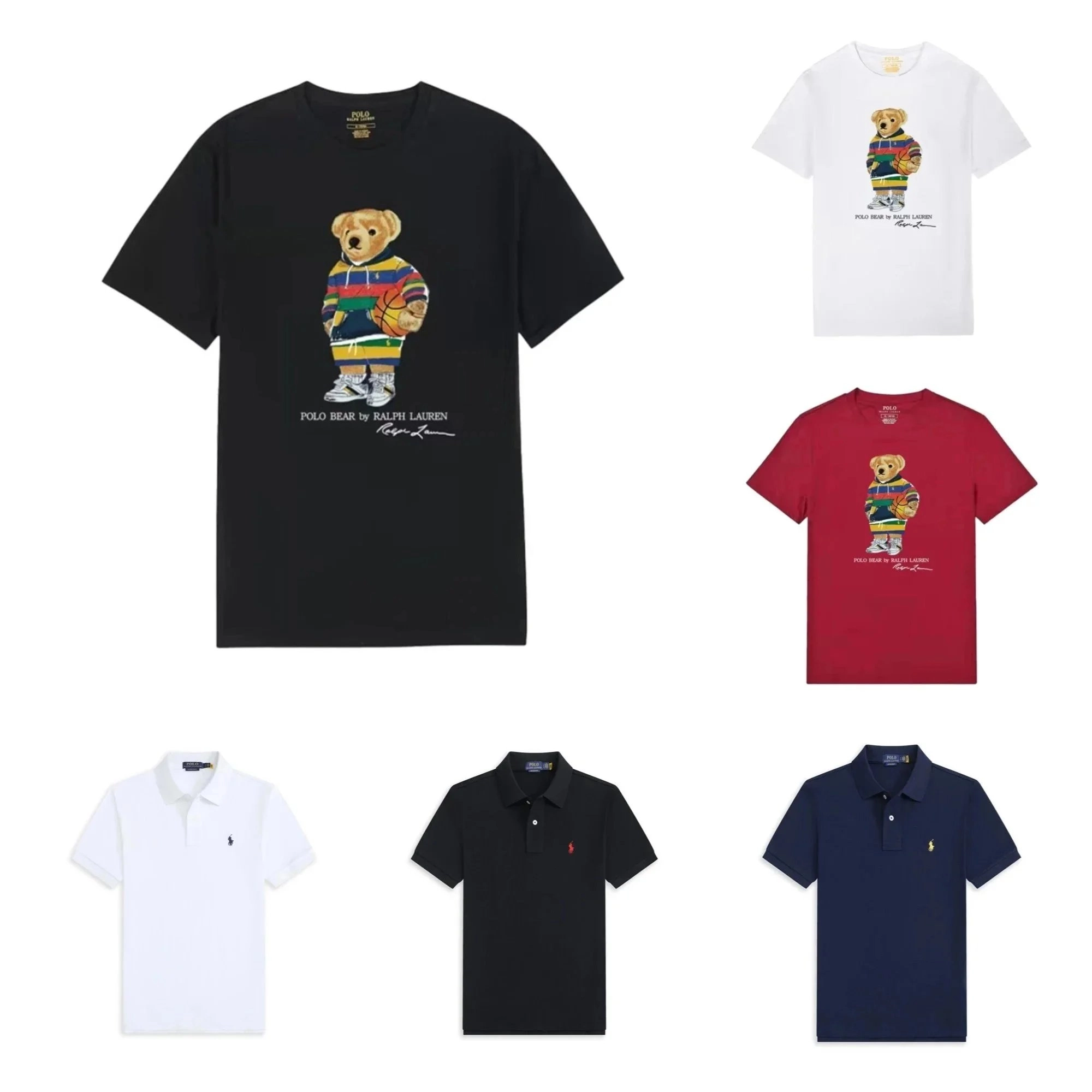 Polo Bear by Ralph Lauren Black Graphic T-Shirt