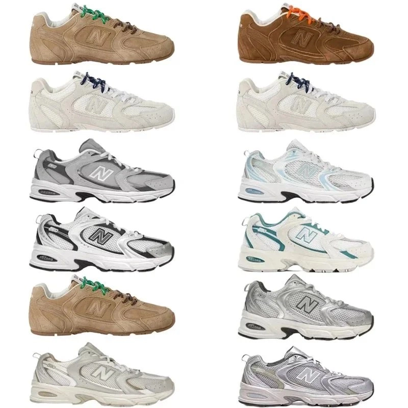 New Balance 993 Beige Suede with Green Lace Running Shoe
