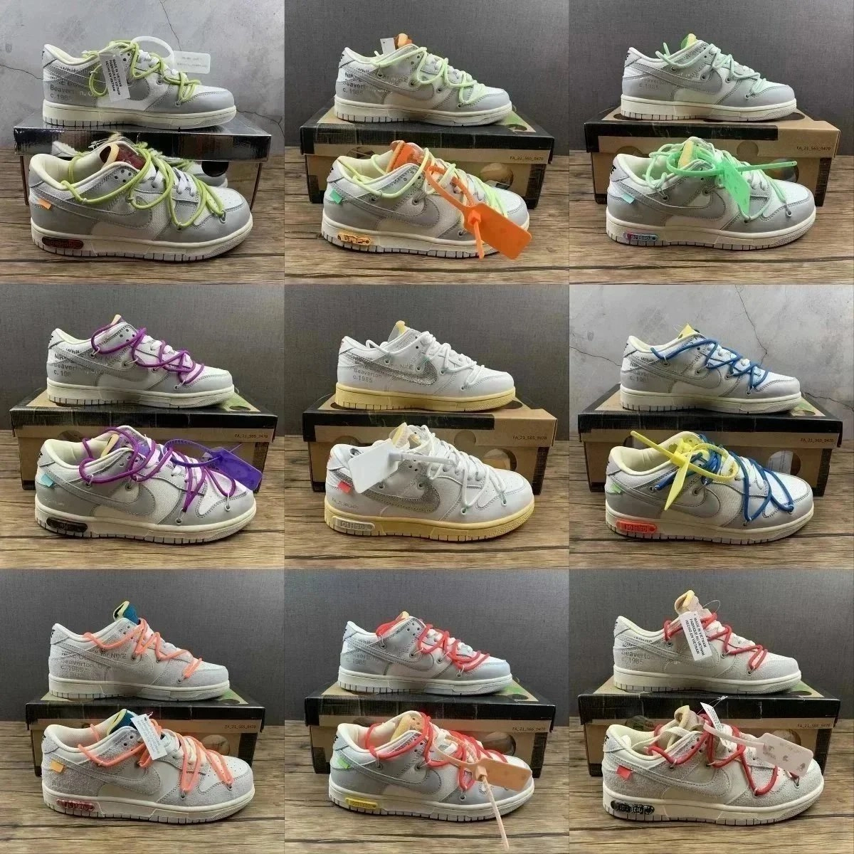 Nike Dunk Low Off-White Grey Industrial Iron Ore