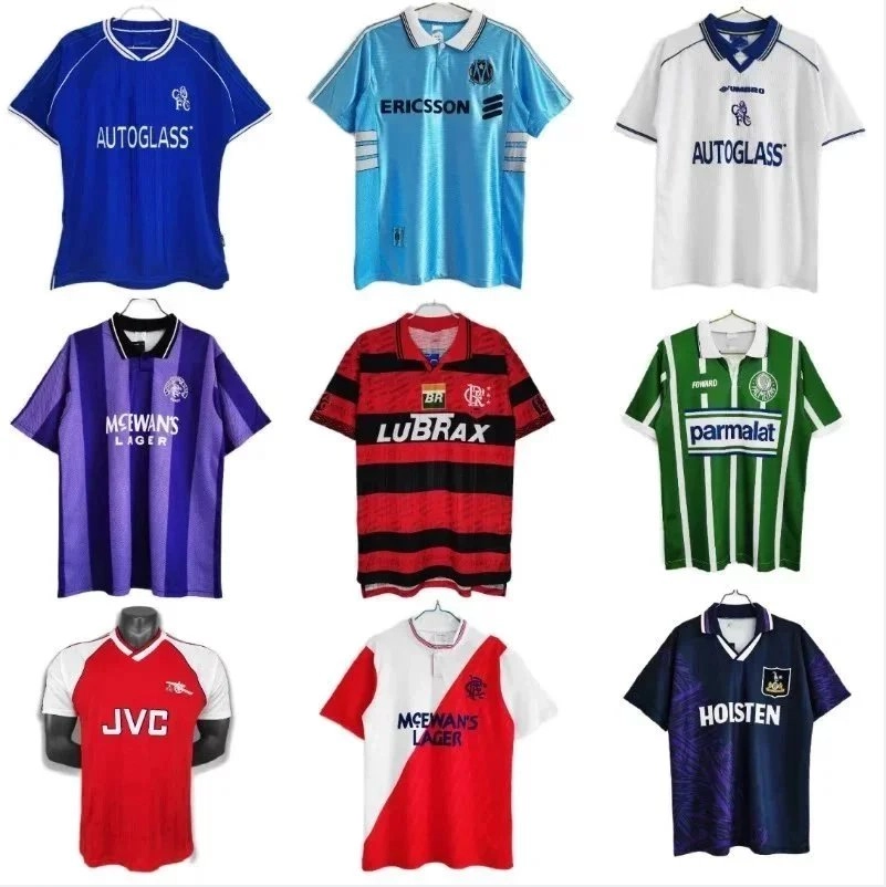 Autoglass Chelsea FC 1990s Blue Home Jersey Vintage Football Shirt