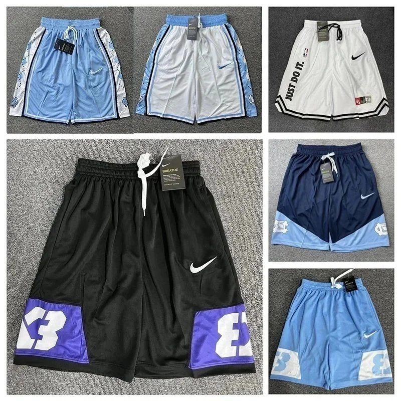 Nike UNC Tar Heels Basketball Shorts - Black Purple #3 Edition