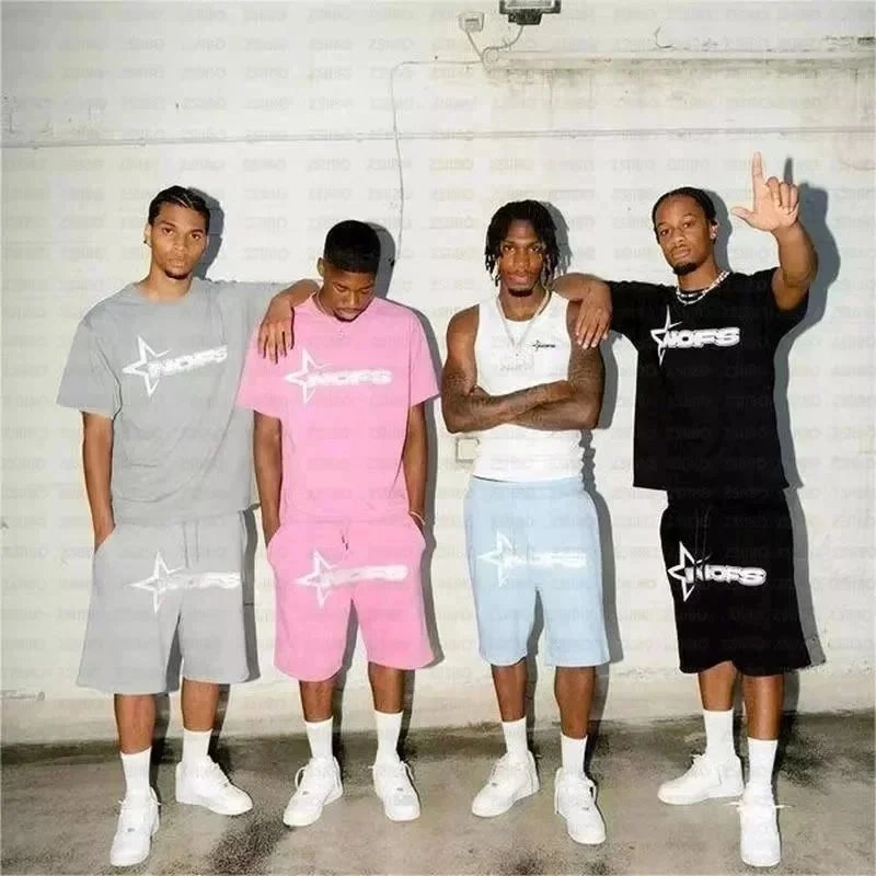 NOFS Star Logo Matching Set - Gray Pink Light Blue Black