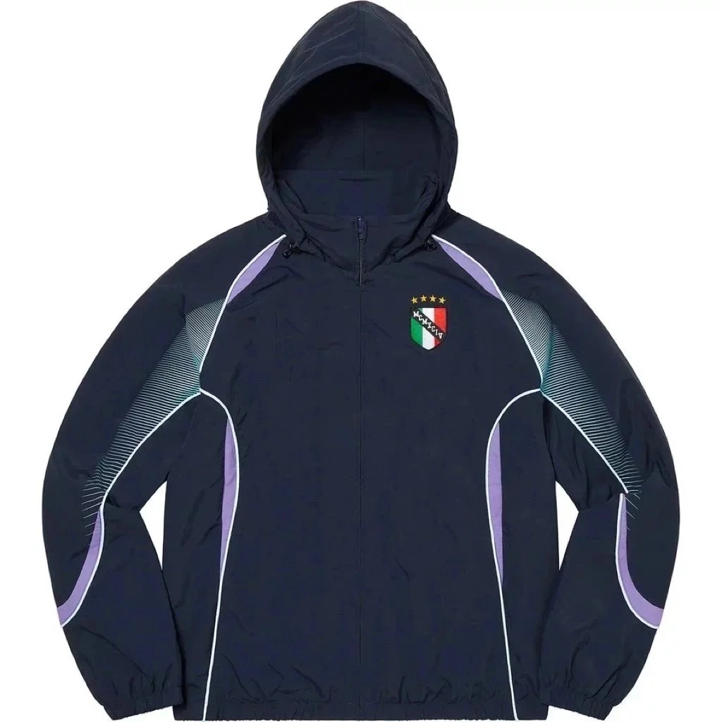 Supreme Sampdoria Windbreaker Jacket Navy Purple