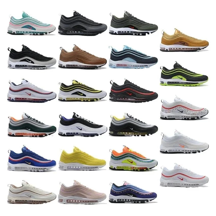 Nike Air Max 97 OG 'Neon Green' Reflective Silver Mesh