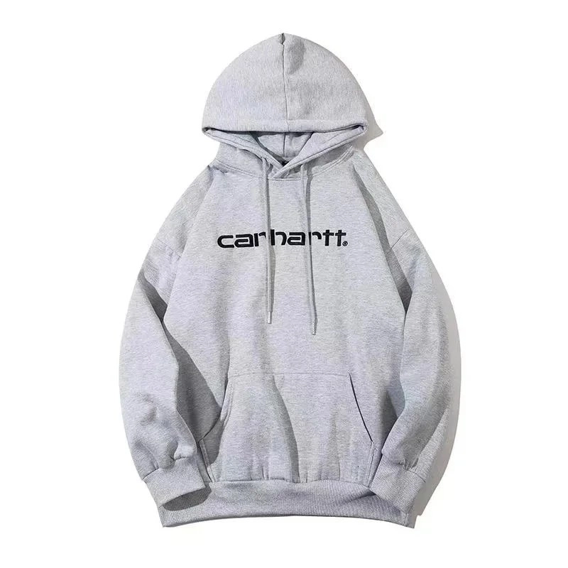 Carhartt WIP Script Logo Hoodie - Heather Grey