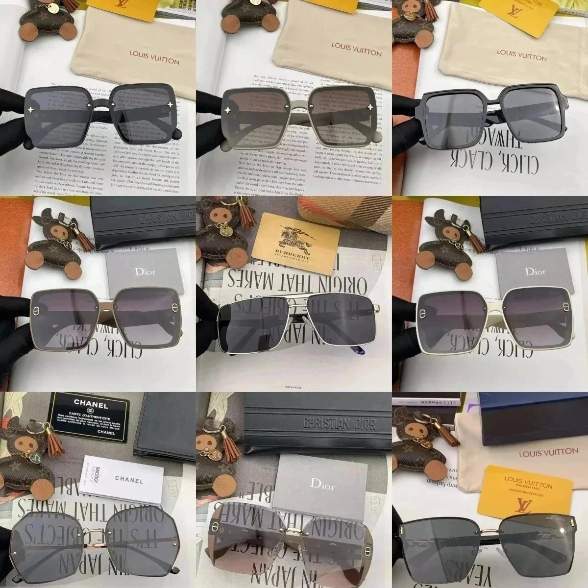 Dior So Real Square Sunglasses Black Gradient Lens Metal Frame