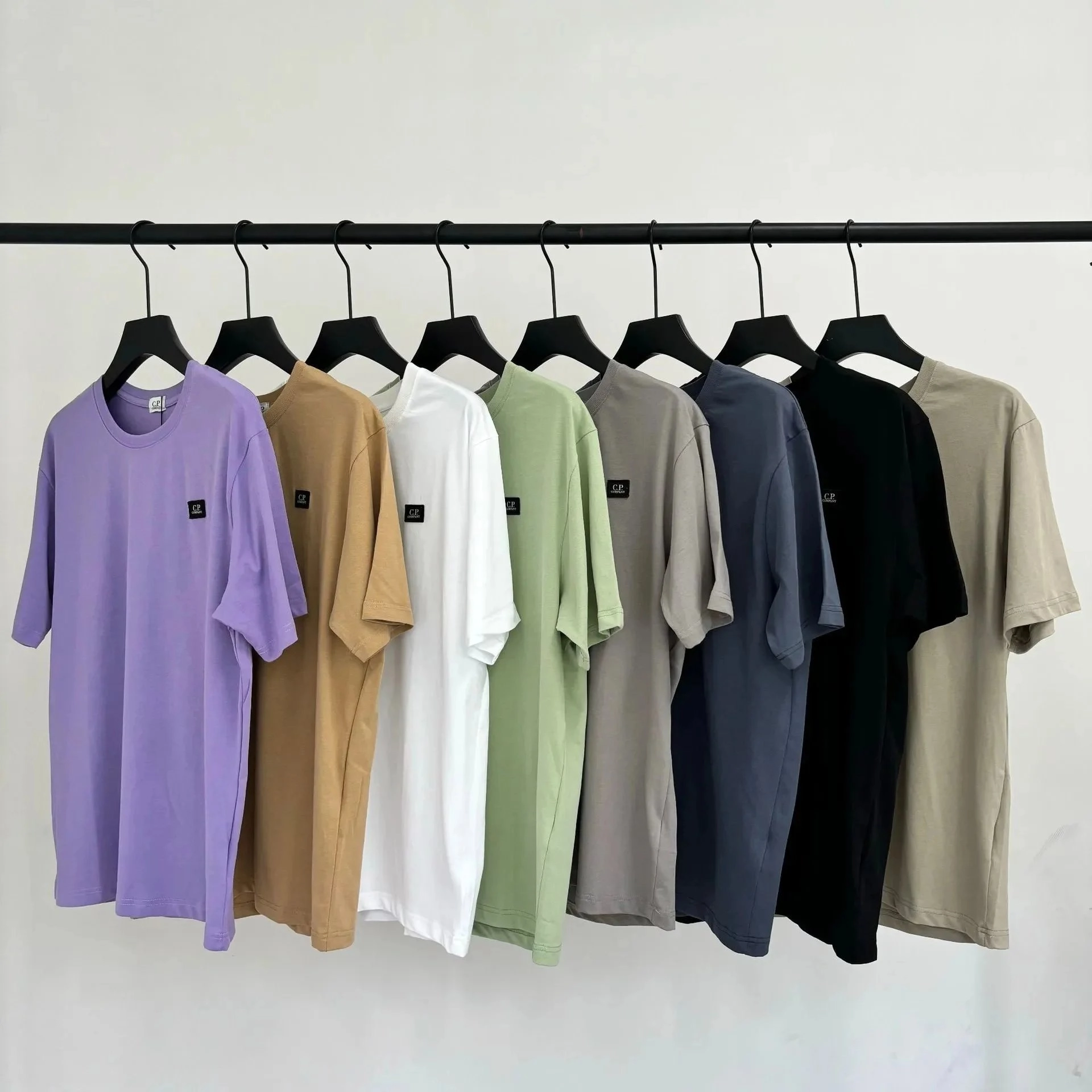 CP Company Logo Patch Short-Sleeve T-Shirt - Lavender
