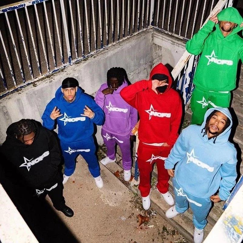 INCORE Star Logo Hoodie and Jogger Set - Bold Colorways