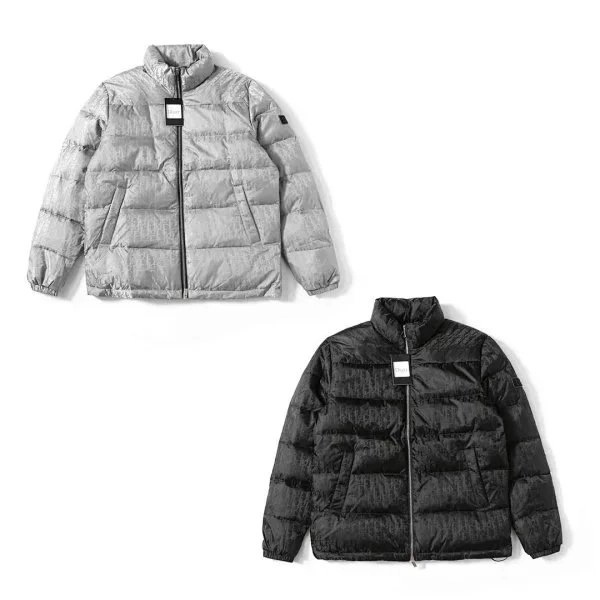 Moncler Genius 70th Anniversary Quilted Puffer Jacket - Silver/Black