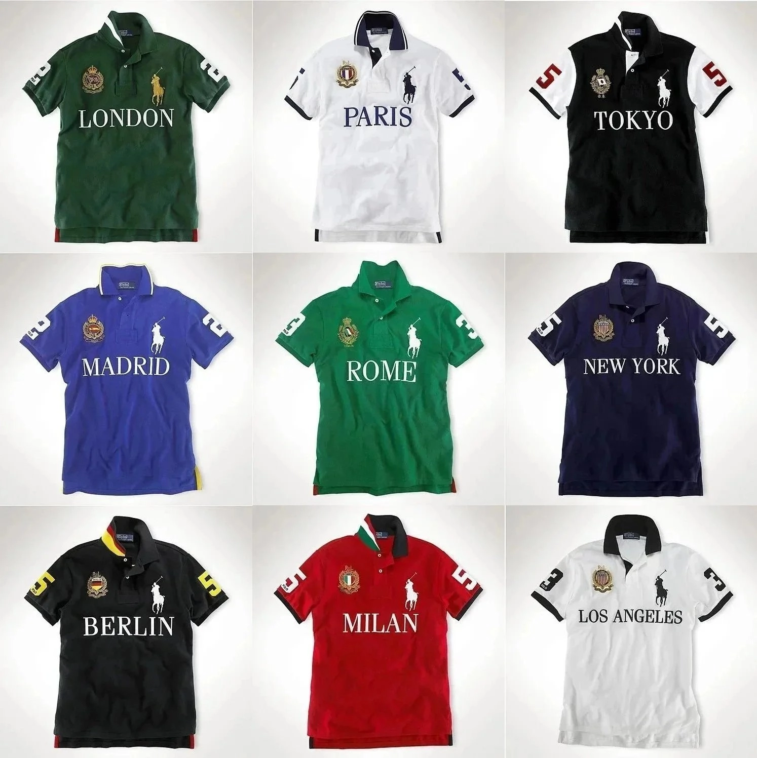 Ralph Lauren Polo City Edition London Green Pique Shirt