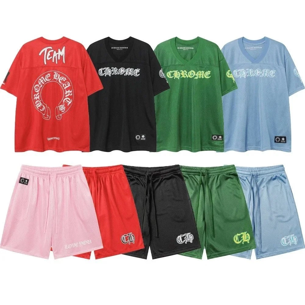 Chrome Hearts Mesh Jersey Set - Red Black Green Blue