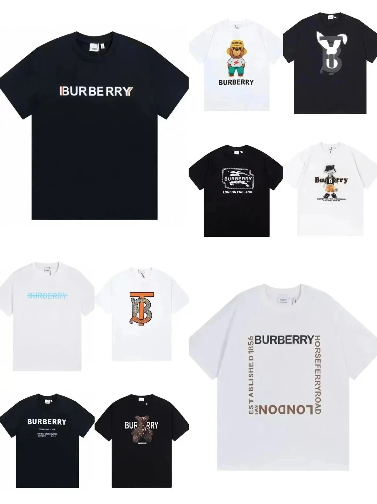 Burberry Classic Logo T-Shirt Black Bold Typography
