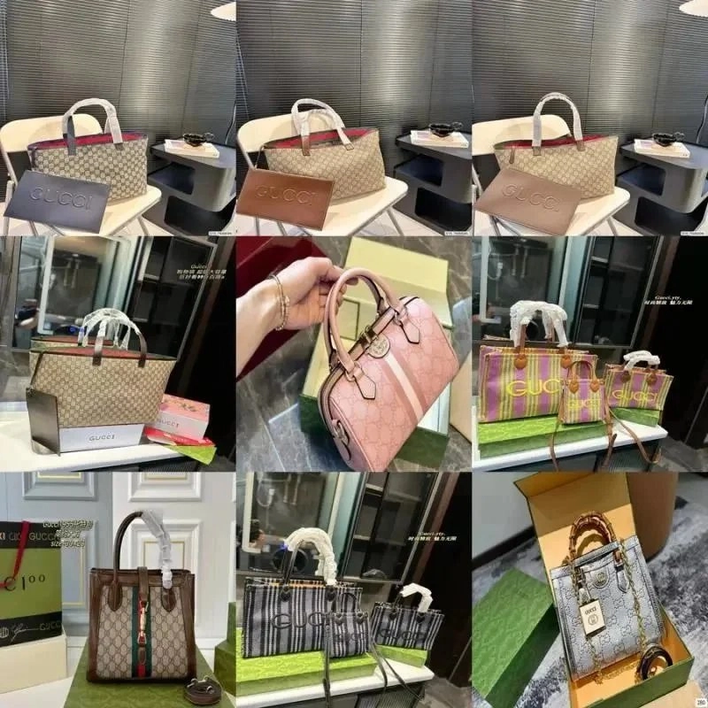 Gucci GG Marmont Small Shoulder Bag Beige Monogram Canvas