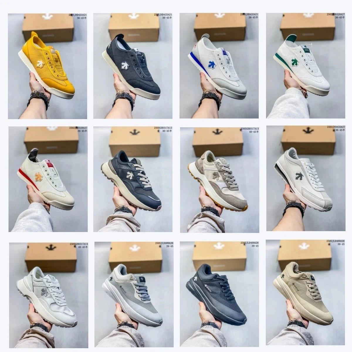 Lacoste Trainers 2025 Classic Retro Sneaker - Yellow Mesh with Logo