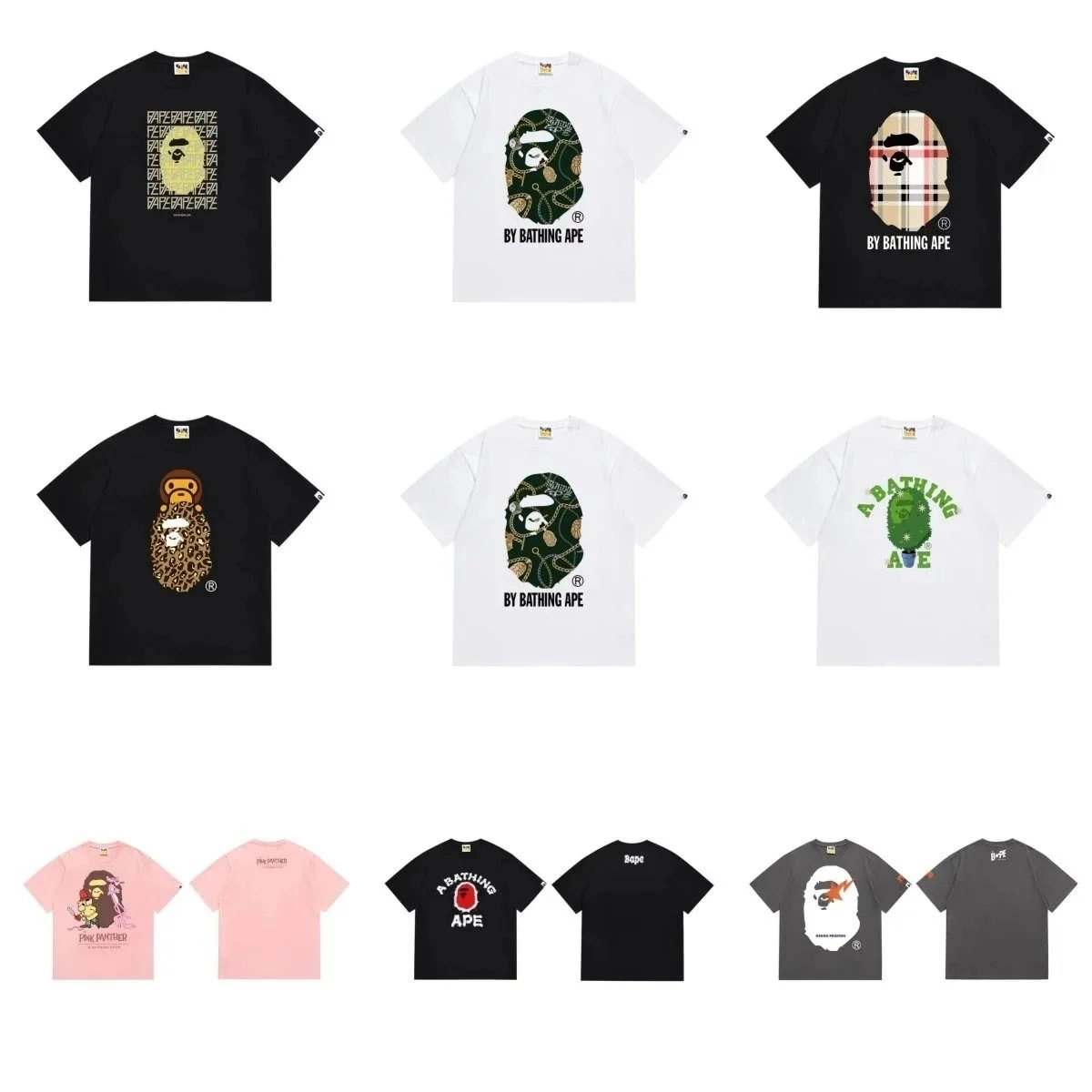 BAPE Classic 1st Camo Shark Face T-Shirt Black