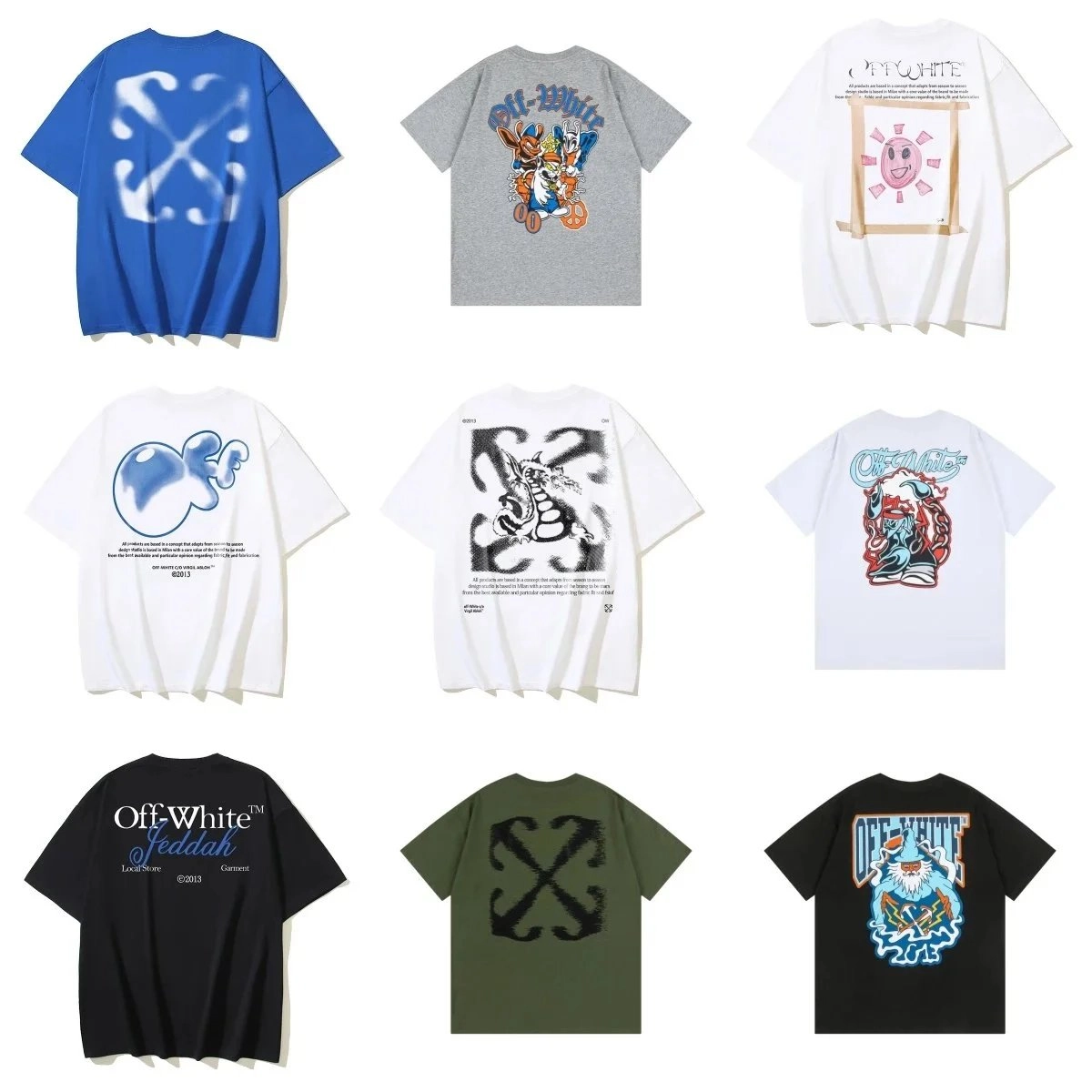 Off-White Jeddah Graphic Tee Black Limited Edition