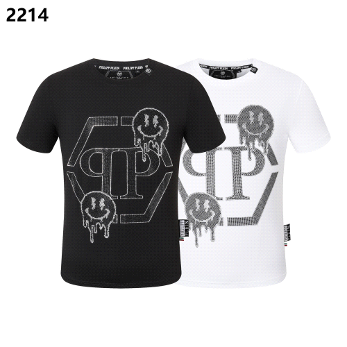 Philipp Plein PP Logo Smiley Drip T-Shirt Black White