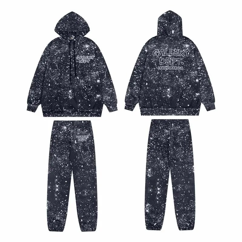Gallery Dept Hollywood Galaxy Print Hoodie and Jogger Set
