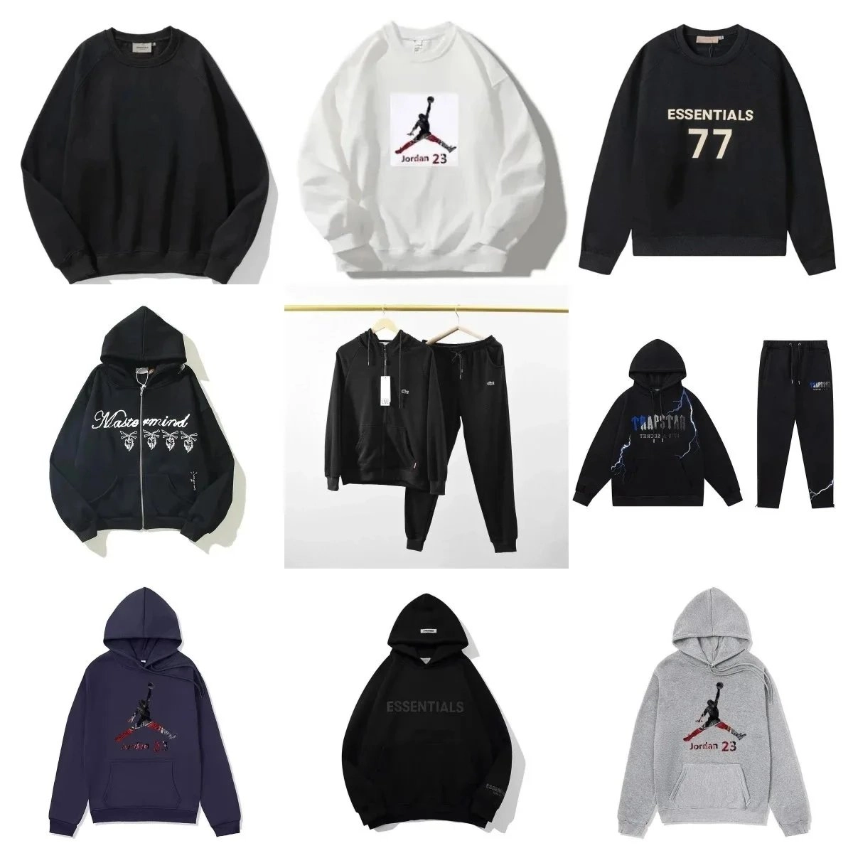 Jordan 23 Jumpman Hoodie - Black Embroidered Logo