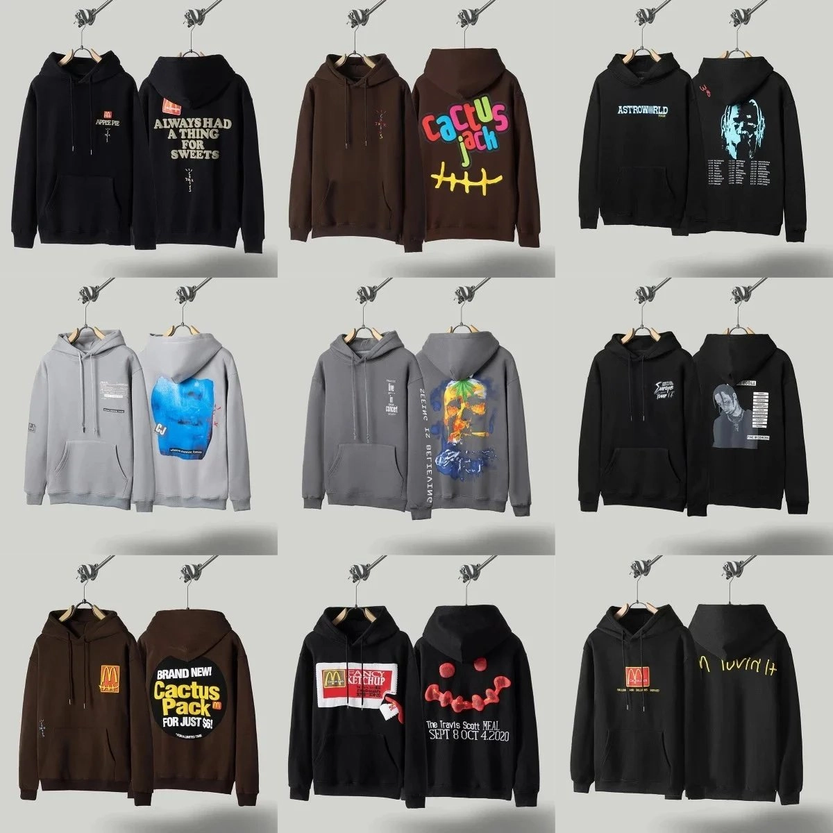 Travis Scott Cactus Jack McDonald's Hoodie Brown Limited Edition