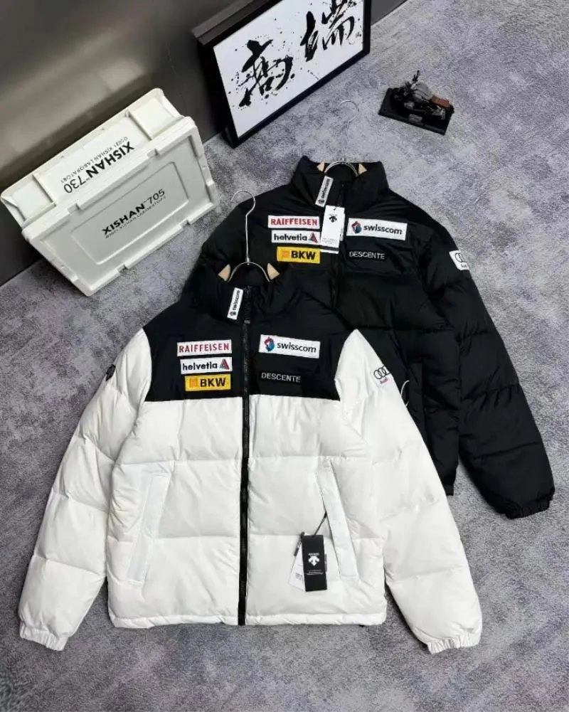 Descente Raiffeisen Swisscom BKW Puffer Jacket - White/Black