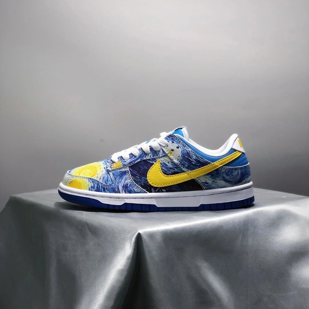 Nike Dunk Low Van Gogh Starry Night Art Sneaker