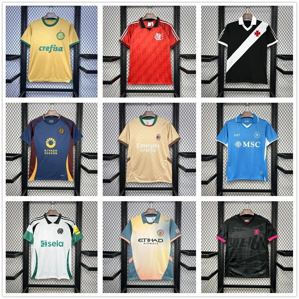 Palmeiras 2023 Home Jersey Yellow Green Crest