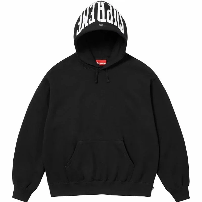 Supreme Reverse Box Logo Hooded Sweatshirt Black