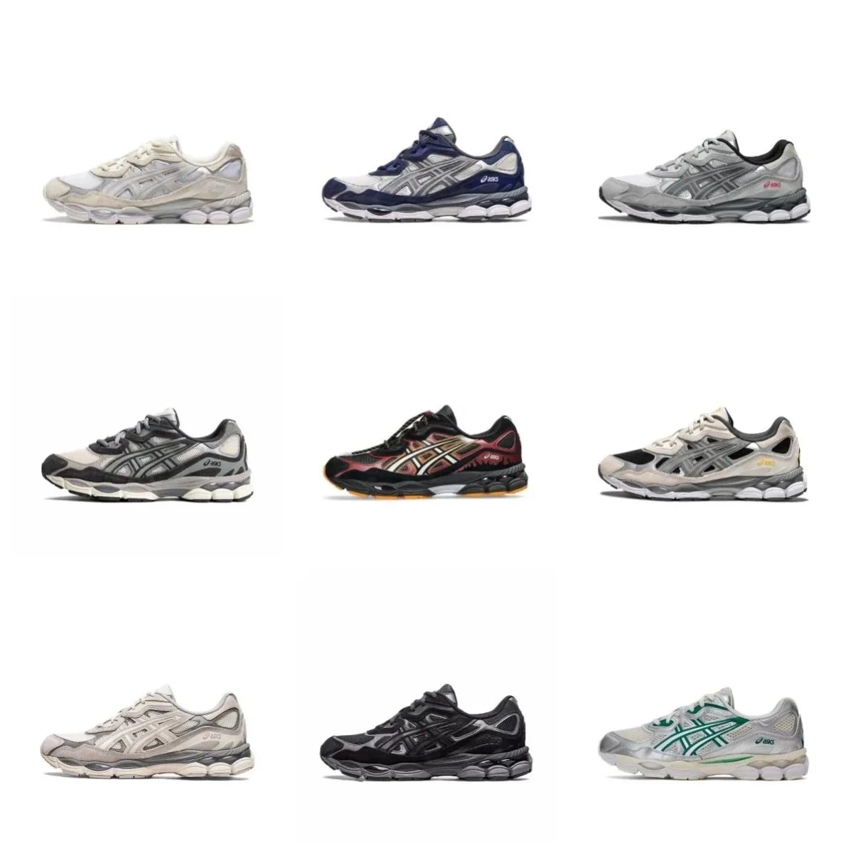 ASICS Gel-Kayano 14 Retro Running Shoes - Silver Grey Mesh