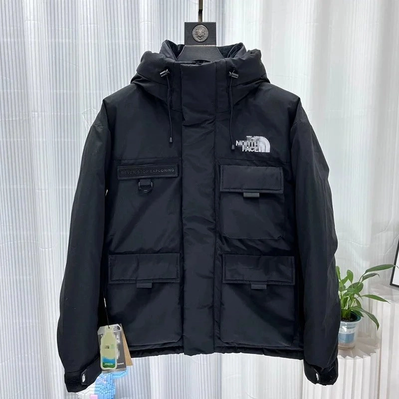 The North Face Summit Series Black Hooded Expedition Jacket