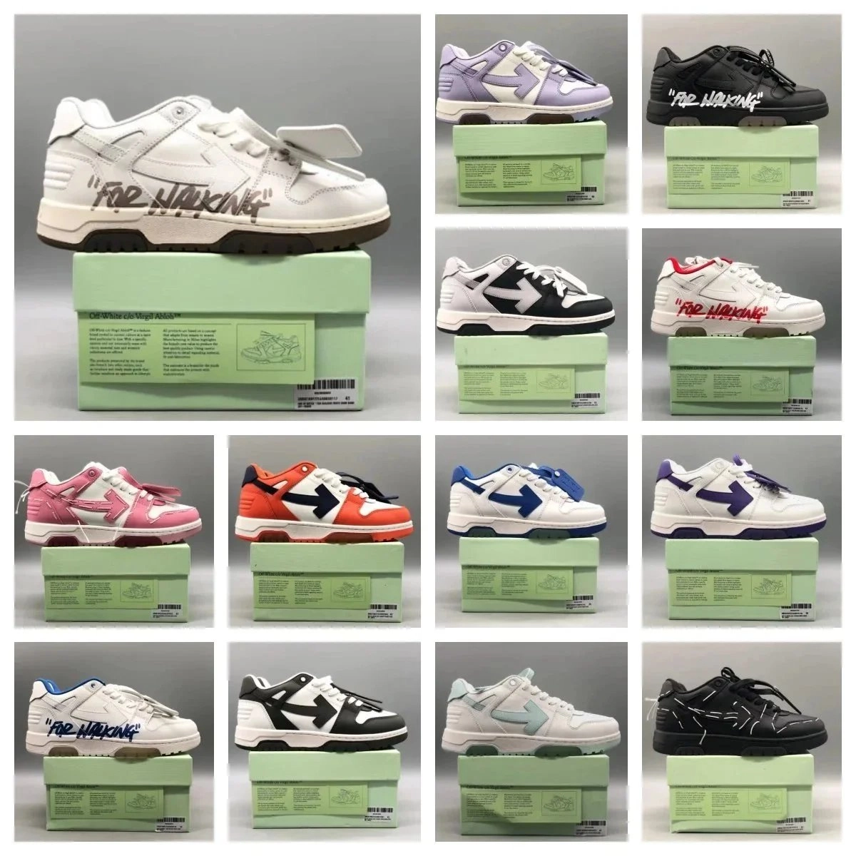 Off-White Vulcanized Arrow Low-Top Sneaker White Purple