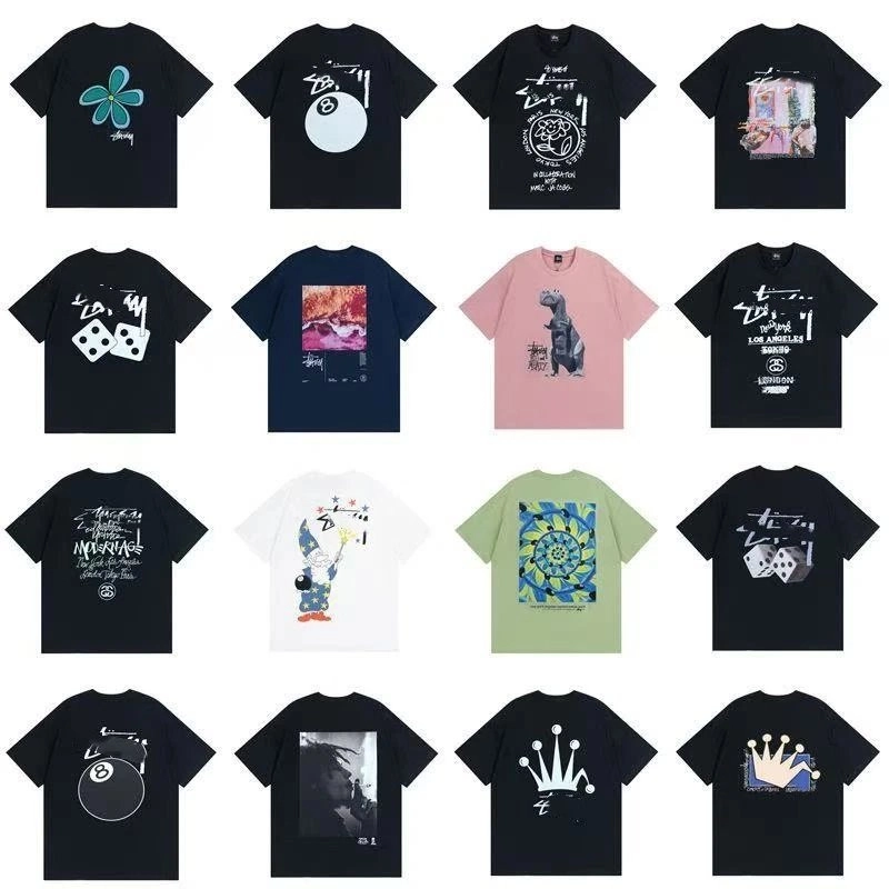Stussy 8-Ball Graphic Tee Black Screenprint Design