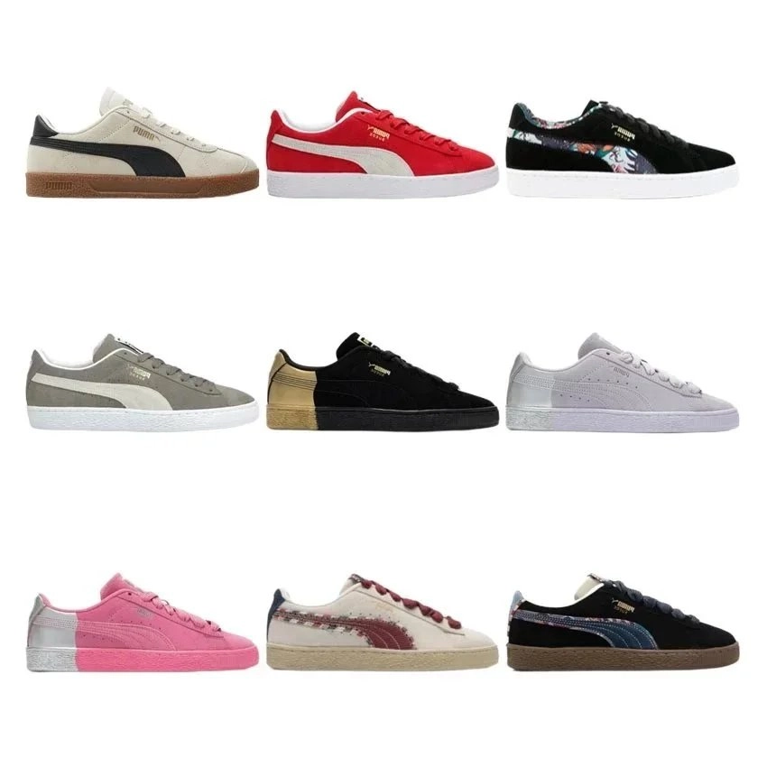 Puma Suede Classic XXL Bold Color-Block Sneakers