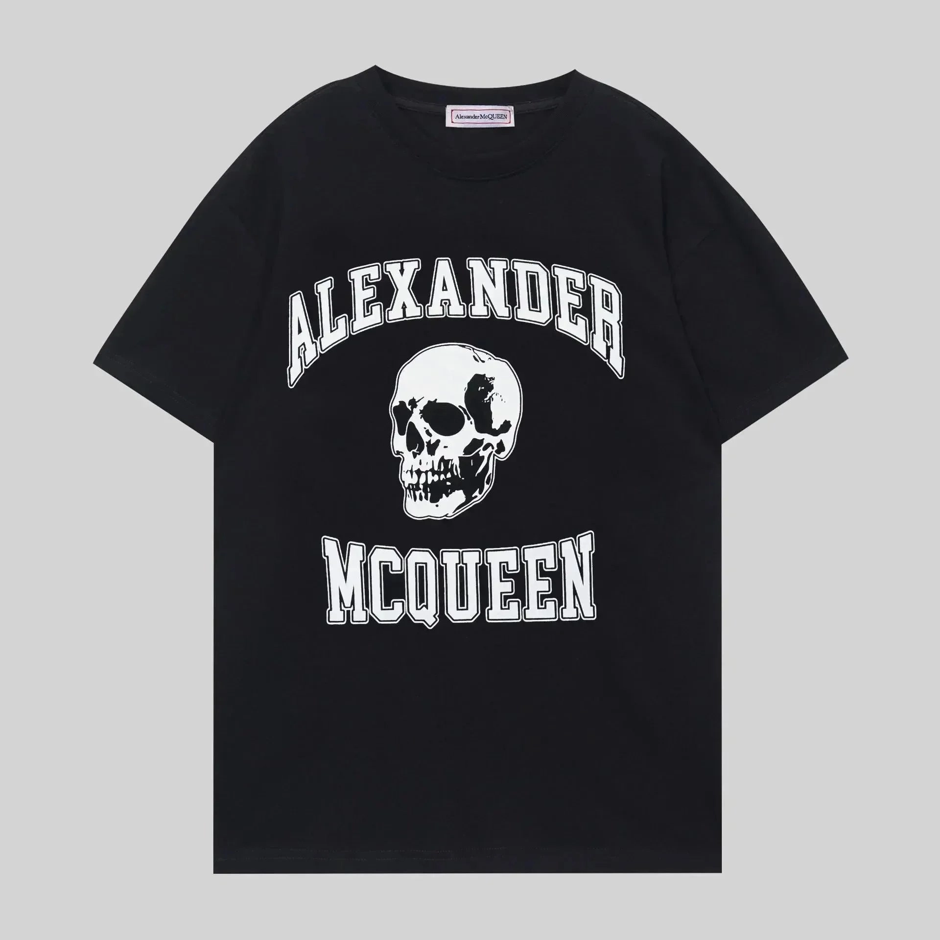 Alexander McQueen Skull Arch Logo Black T-Shirt