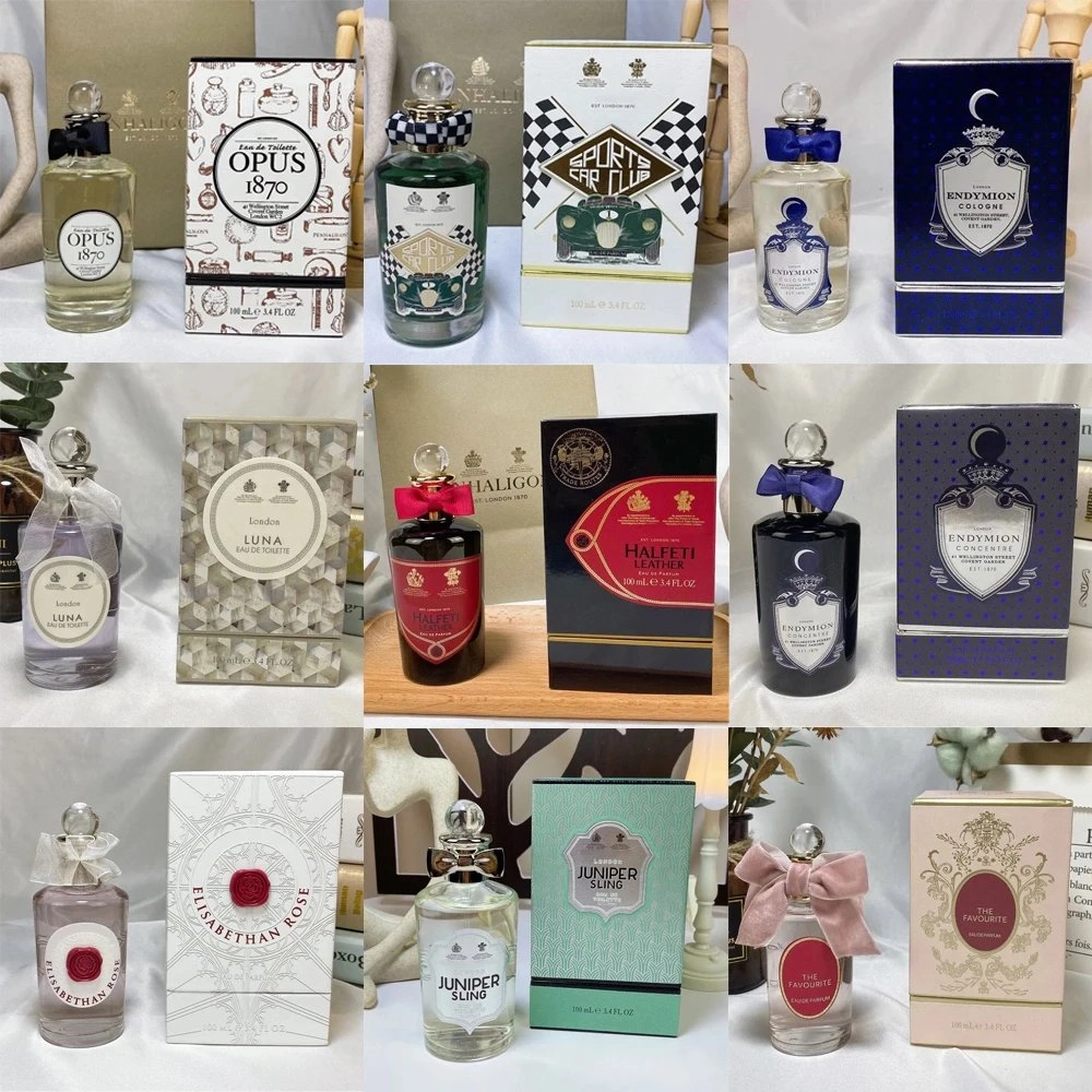 Penhaligon's Endymion Cologne Blue Bottle with Moon Crest