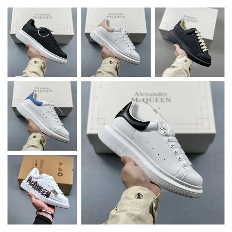 Alexander McQueen Oversized Sneaker White Black Chunky Sole