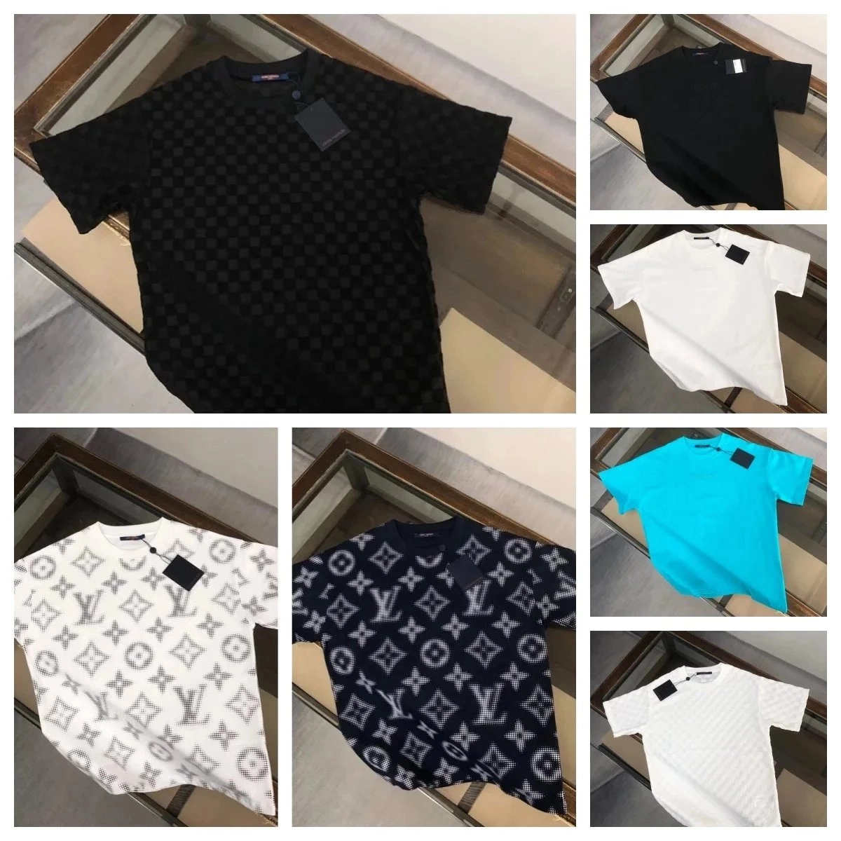 Louis Vuitton Monogram Canvas Short-Sleeve T-Shirt Black